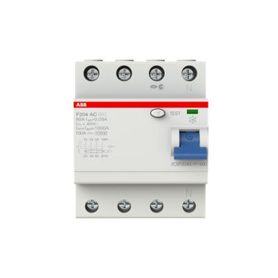 ABB F204 AC-80/0,03  4P, AC, 80A, 30MA K.A.K