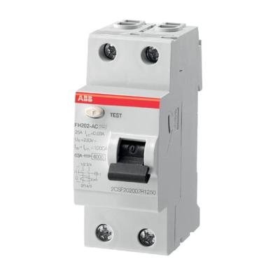 ABB FH202 AC-25/0,03  2P, AC, 25A, 30MA K.A.K