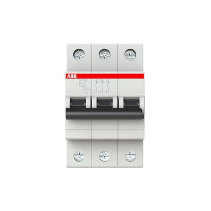 ABB SH203-B16 3X16A B TIPI 6KA OTOMATIK SIGORTA