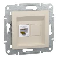 SCH ASFORA KREM 1XRJ45CAT5E-UTP CERCEVESIZ