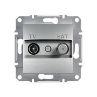 SCH ASFORA PLUS ALUMINYUM TV/SAT PRIZ SONLU 1DB ALUM